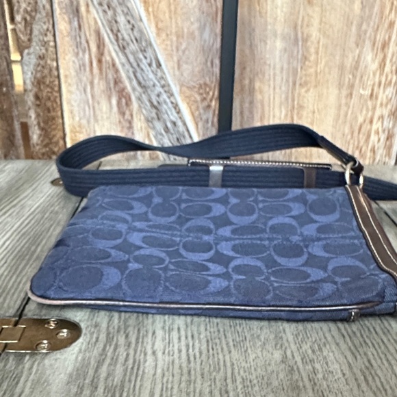 COACH Signature "C" Jacquard Crossbody Bag  with Tag - Picture 6 of 12